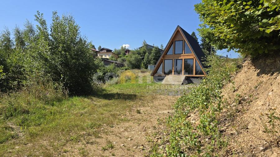 Cabana tip A-frame de vanzare cu CF Agroturistica I Plopi I Muntele Rece