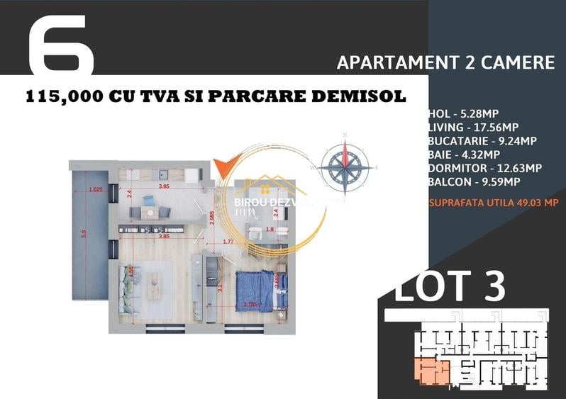 Finaizat Gata de locuit ansamblu premium Terasa mare Decomandat