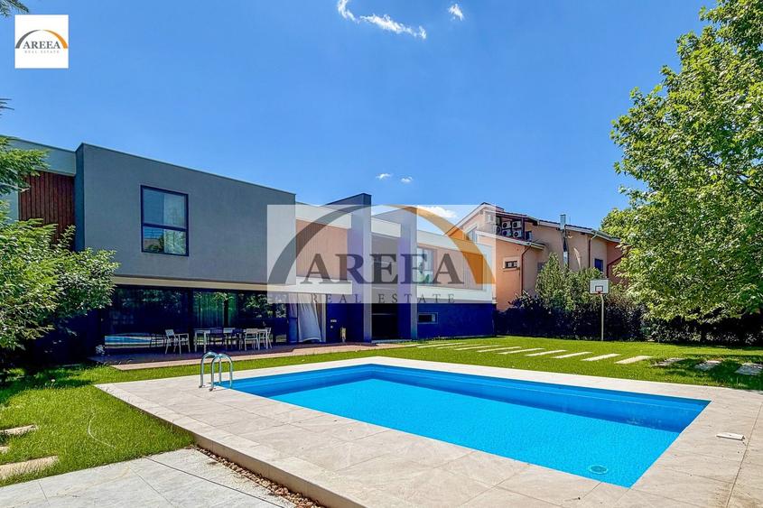 Vilă contemporană cu piscină | 1.000 mp teren | Erou Iancu Nicolae