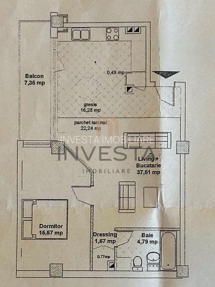 Apartament 2 camere Marasti – Str. Bucuresti, aproape de The Office - 1