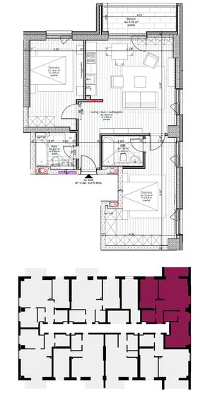 Viață la înălțime – apartament cu 3 camere, aproape de centru și Medicină