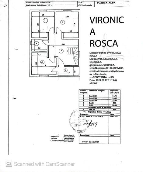 Casa p+1 de vanzare in localitatea Poarta Alba, Constanta, teren 1000mp