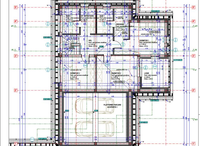 Duplex spatios 150 mp, teren 800 mp, carport pentru 2 masini