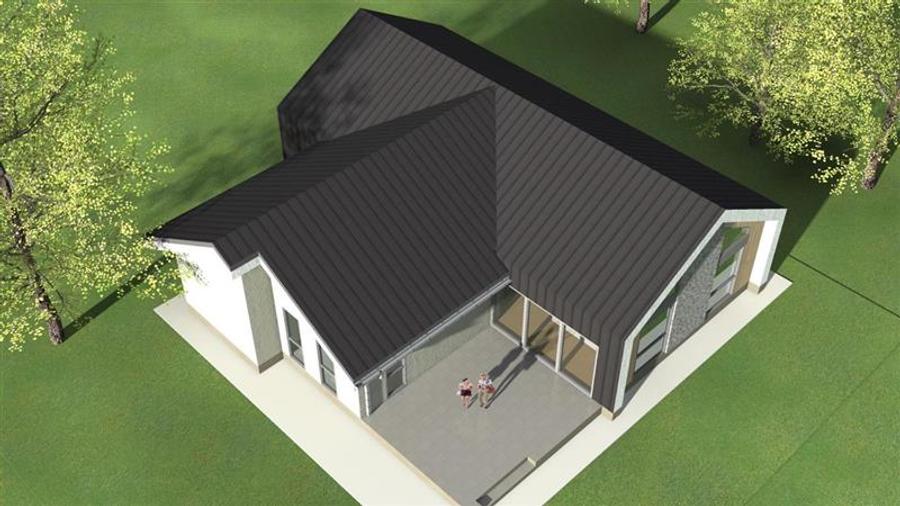 Casa contemporana,pregatita pentru mutare,colt de natura de 520 mp