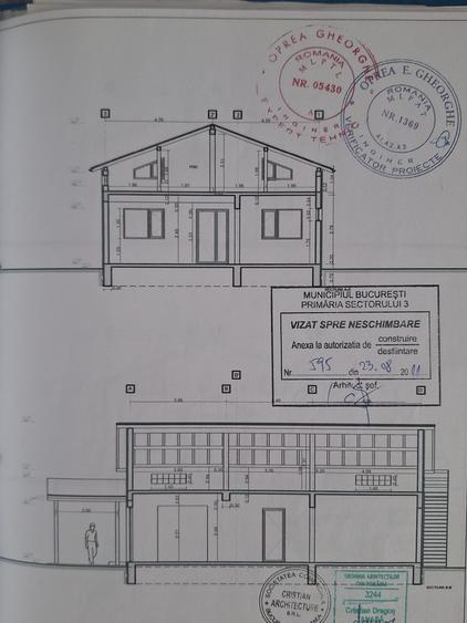 Casa in cart. 23 August, constructie 2012, supra. 250mp, mob/utilata.