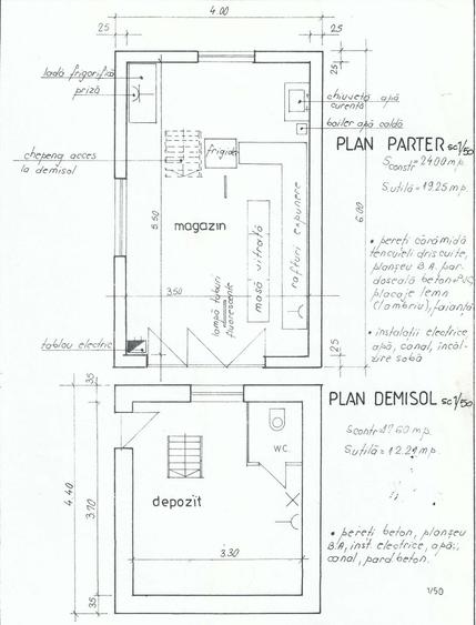 Apartament 4 camere cu scara interioara si garaj zona centrala
