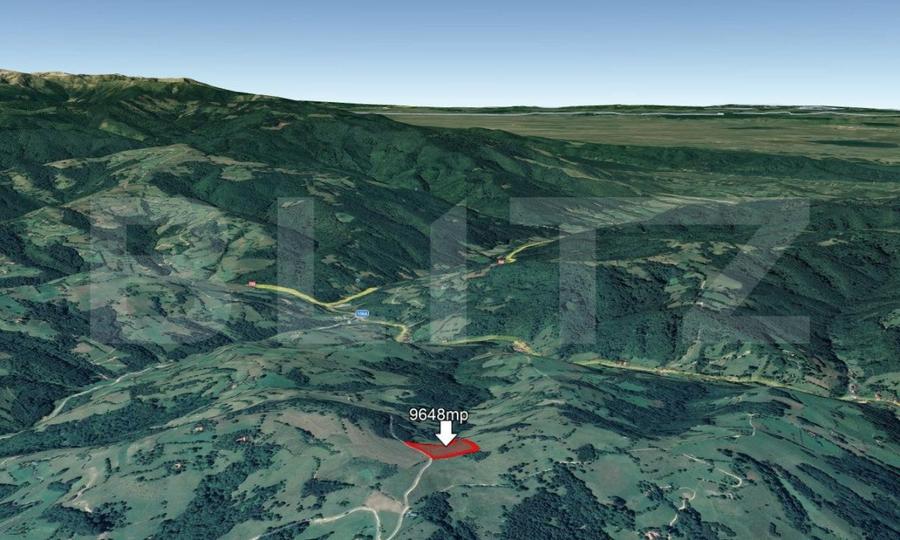 Teren 9648 mp, priveliste superba, Poiana Marului!