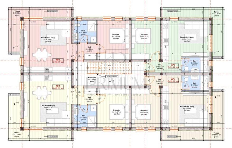 GIROC - 2 CAMERE - TERASA MARE - ZONA EXCELENTA - BLOC NOU - 4