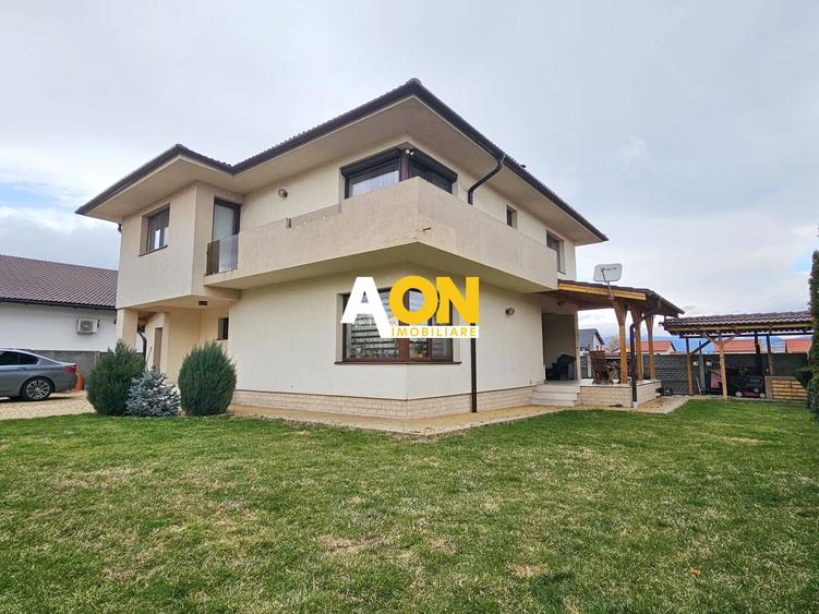Casa 4 camere, mobilata, utilata, 500 mp teren, asfalt, Alba-Micesti