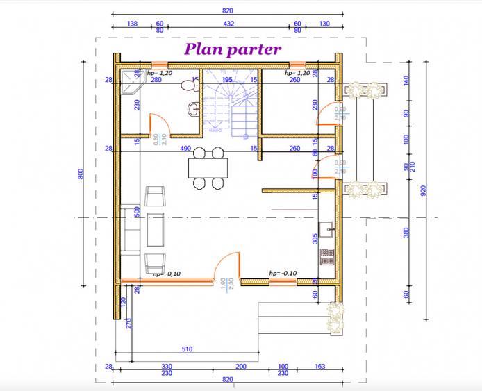 Casă nouă P+E, 115 mp utili, teren 900 mp, aproape de Vatra Dornei