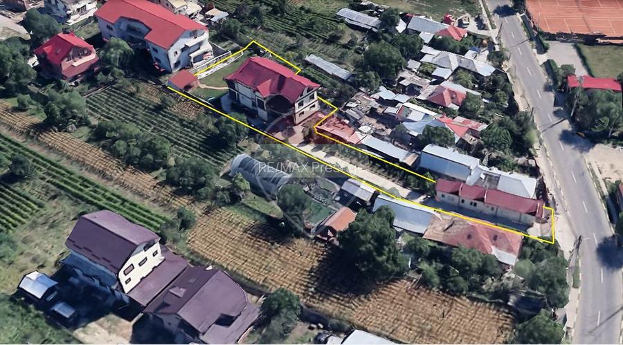 Vilă 10 camere + spațiu comercial | teren 1.300 mp | Otopeni 23 August
