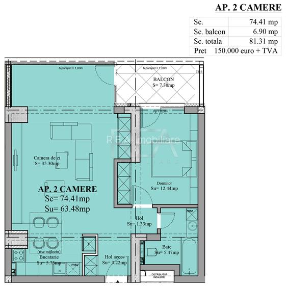 2 camere - Sebastian - Predare in 2027 - 2