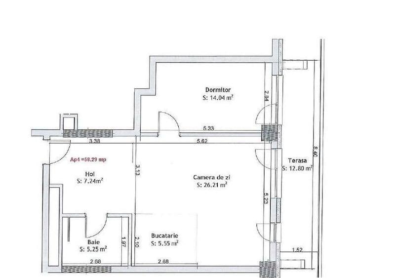 Apartament 2camere, cu parcare subterana, in Zorilor, zona Frunzisului
