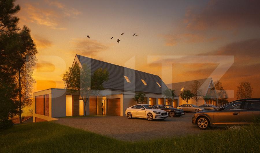 Vila 4 din proiectul SUNRISE RESIDENCE de langa padurea Faget