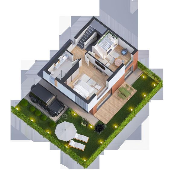 COMPLEX VILE PREMIU / 132MP UTILI + GRADINA+2 LOCURI DE PARCARE!
