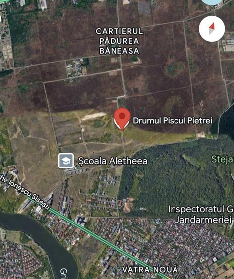 Vanzare teren intravilan zona Jandarmeriei- Padurea Baneasa