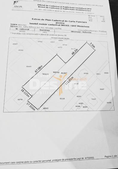 Teren Intravilan 3300 mp Tudor Neculai - CUG, Utilități, Deschidere Stradală