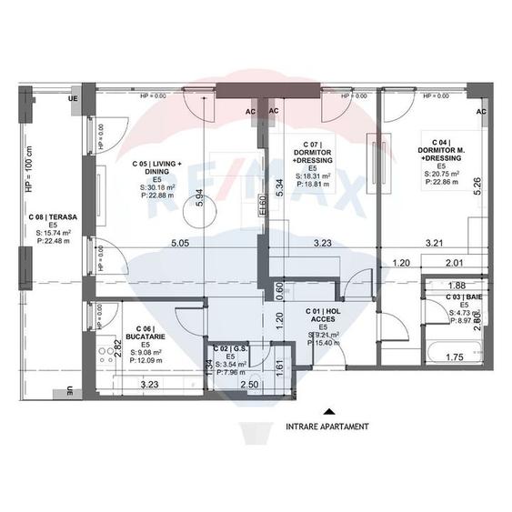 Vanzare  APARTAMENT CU 3 CAMERE