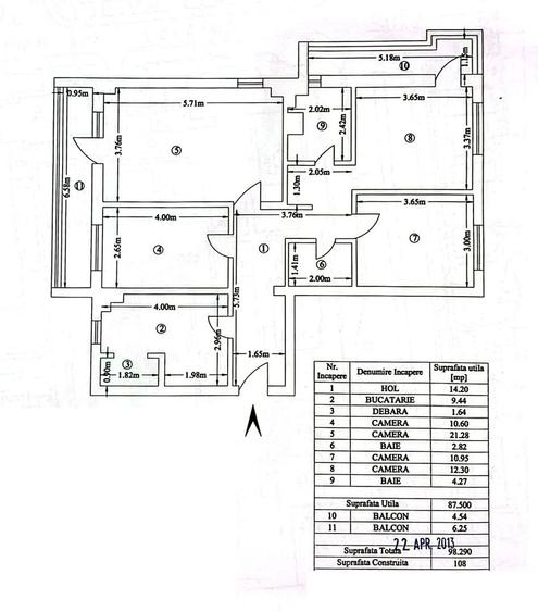 Apartament cu 4 camere + GARSONIERĂ la același etaj – VASLUI, Zona CARTIER