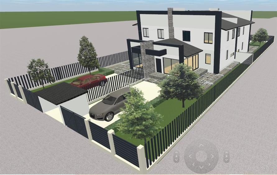 Vila P+1 duplex de vanzare in Vanatori cu utilitati - 35