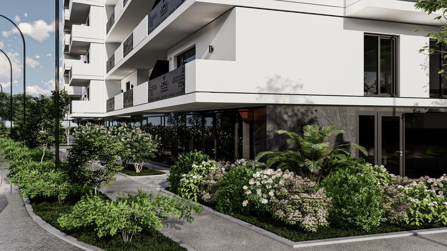 MONARCH RESIDENCE: Apartament la etaj retras , cu boxa -Ultimul disponibil