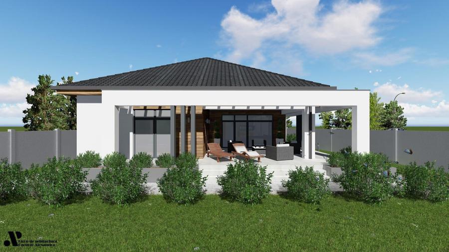 Teren intravilan 868mp, autorizatie si proiect casa