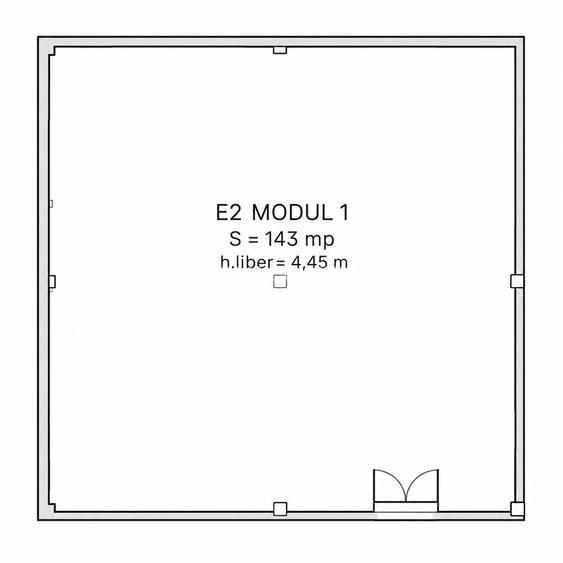 Spațiu de depozitare 143 mp – Etaj 2 – TRC Park Cluj Aeroport - 4