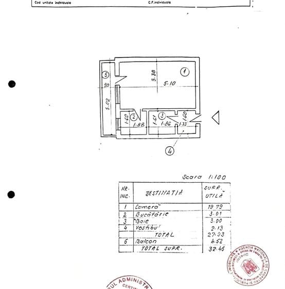Garsoniera semidecomandata - Radulescu Motru - Tineretului - 14