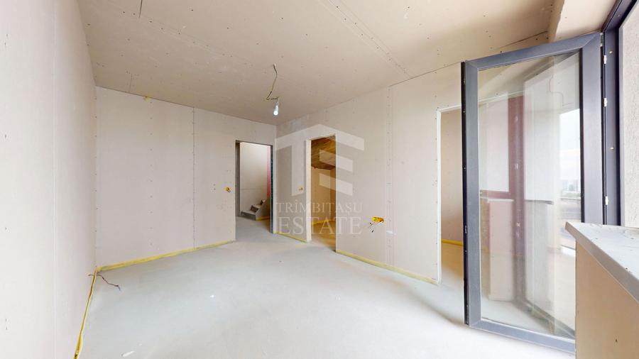Duplex 4 camere | 126 mp+terasă 90 mp | Etaj 11–12 | Hills Brauner