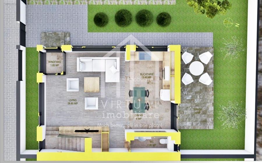 Casa de tip duplex  cu 4 camere P+E+R |  zona Șelimbăr - 2