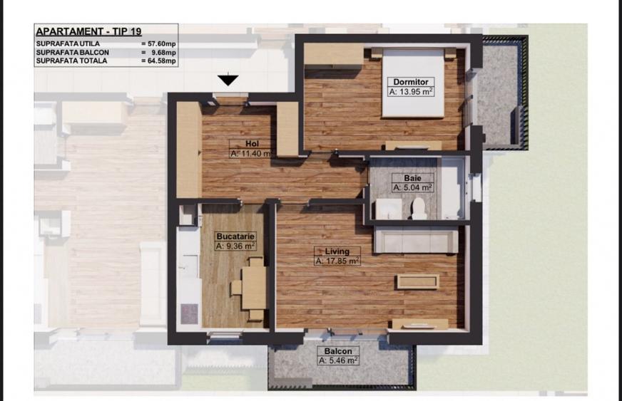 Vănd Apartament 2 Can Strada Trifoiului Dobroesti Fundeni