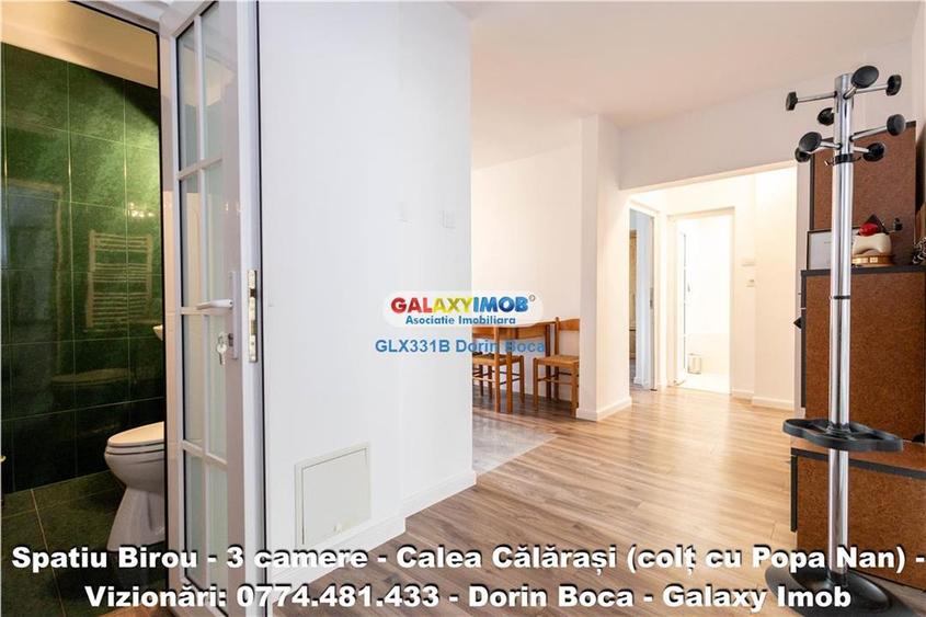 BIROU 3 Camere NEMOBILAT - CALEA CALARASI - Centrala proprie