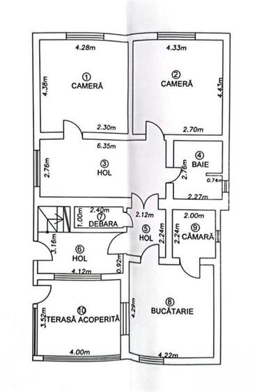 Casa singur in curte cu 700mp teren in orasul Avrig, 25km distanta de Sibiu