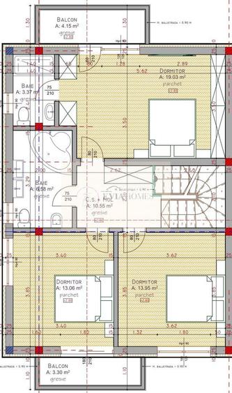 Duplex 4 camere/120 mp utili/ 180 mp curte/ Florești/Comision 0% - 2
