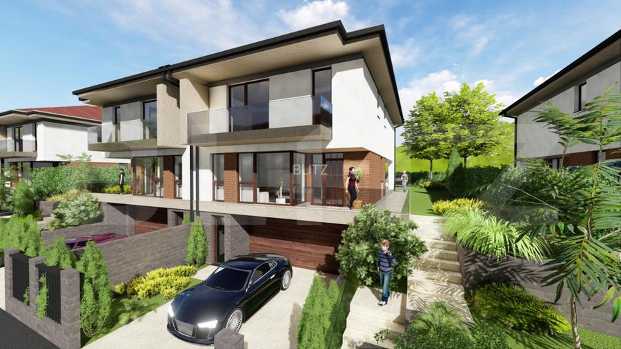 Casă 180 mp, standarde nzeb, garaj dublu, în ansamblu premium - 5