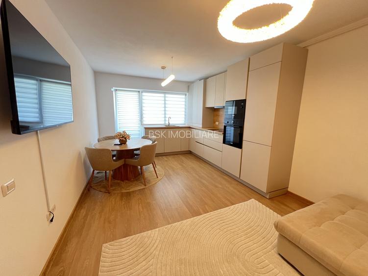 De inchiriat-apartament-2 camere-open space-nou-mobilat-utilat-parcare - 2