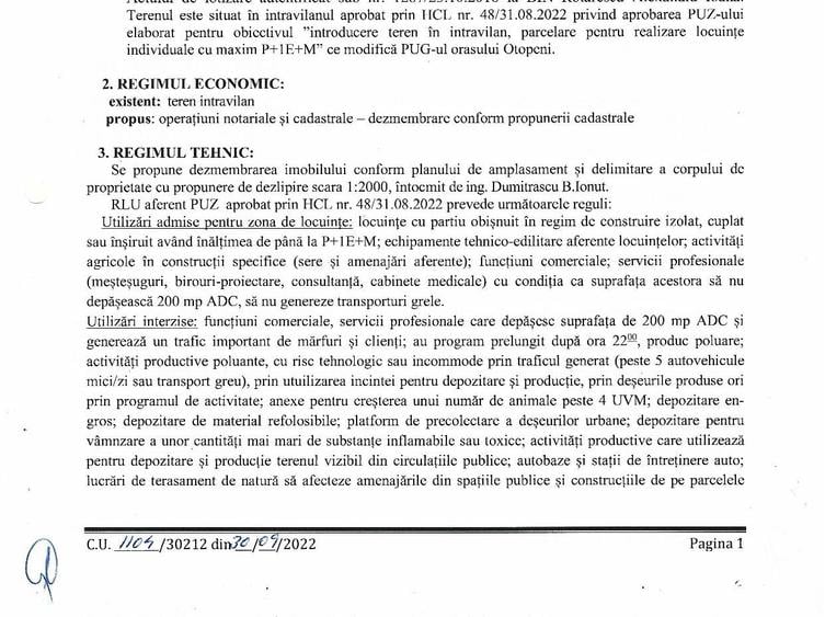 OMNIA-Proprietati alese. 2 loturi cu PUZ aprobat pentru case individuale.