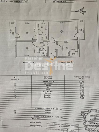 Apartament 3 camere , 2 balcoane , 2 bai ultracentral - 13