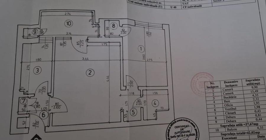 Apartament  2 camere Bulevard