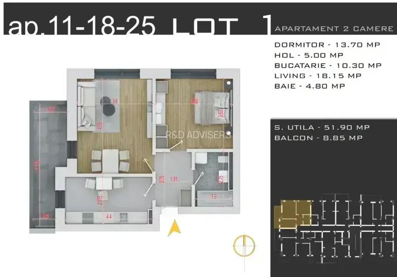 Parcare Gratuita Apartament 2 Camere Decomandat Metrou Nicolae Teclu - 2