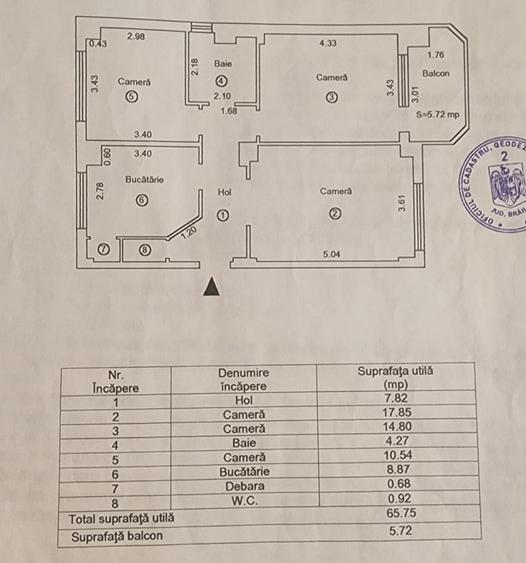 TOTUL NOU! Apartament 3 camere, Calea Calarasilor-Bariera, etaj 2.