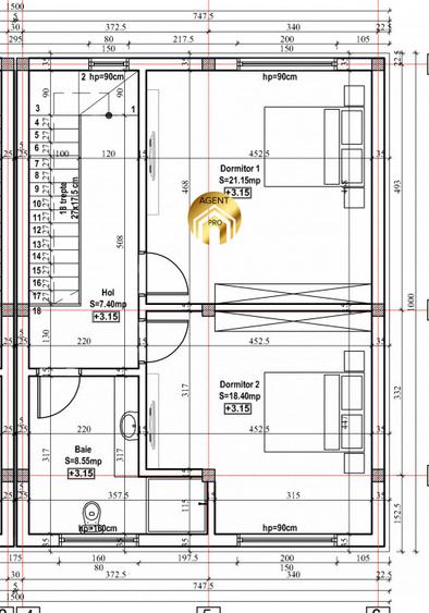 Complex Nou - Vila P+1+M 4 camere - Otopeni Odaile