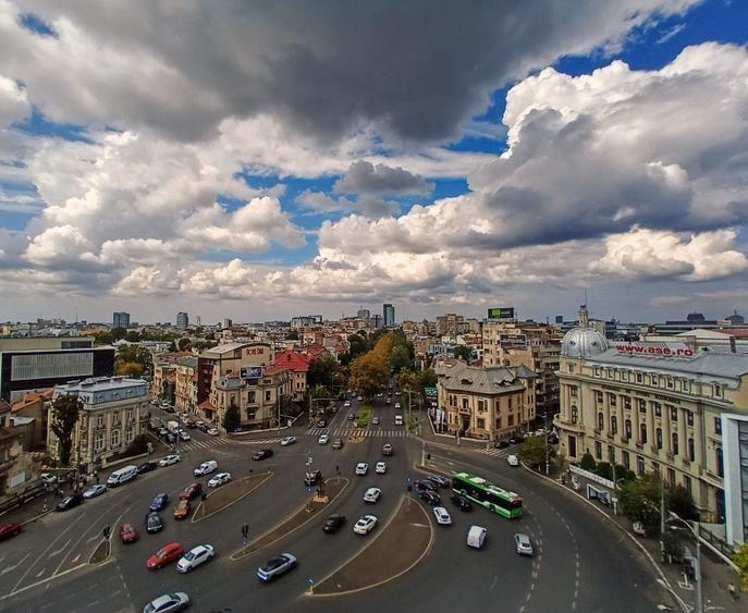 Apartament 2 camere Piața Romană, 50 mp, vedere panoramică