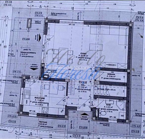 Casa individuala 130mp utili, 30mp terase, 400mp teren, 3 parcari, 4 camere