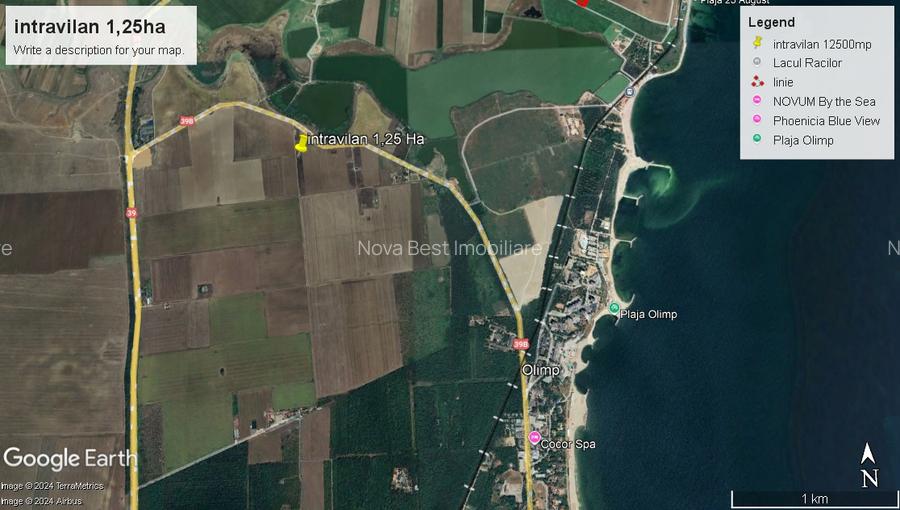 23August-teren intravilan 1,25ha, P+4nivele destinatie turistica si rezidentiala - 2