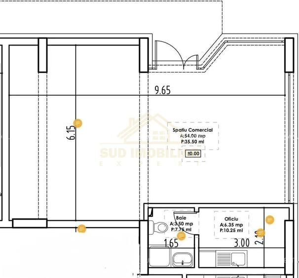 Spatiu Comercial – 62 mp – Zona buna – Popesti Leordeni