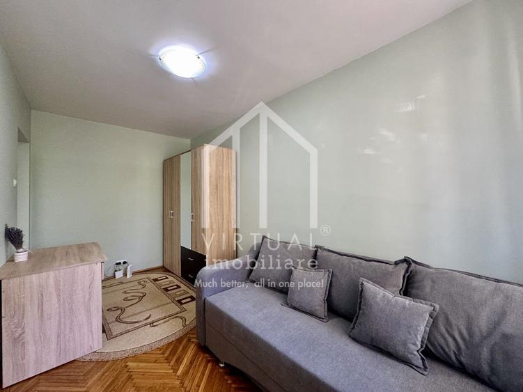 Apartament cu 3 camere, decomandat, 67mp utili + balcon - N. Iorga