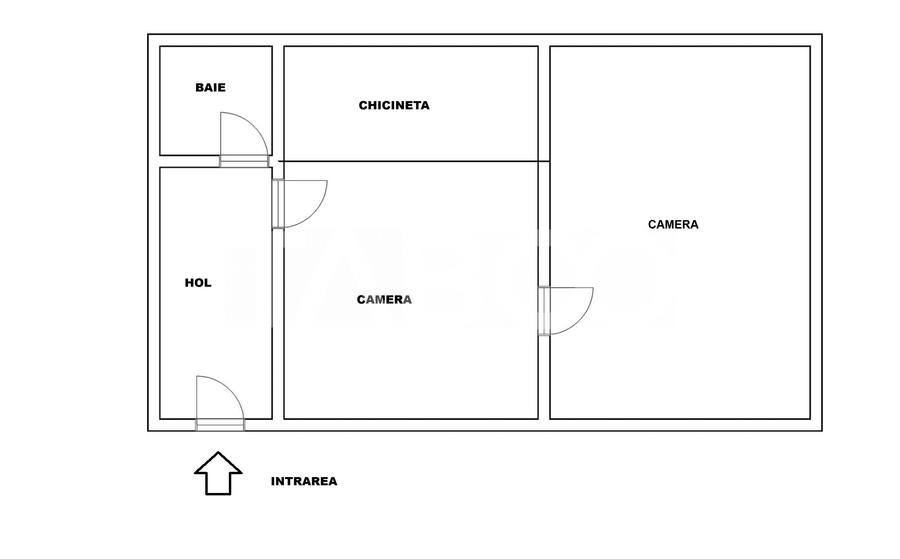 Spatiu comercial de inchiriat parter 2 camere acces din strada - 1