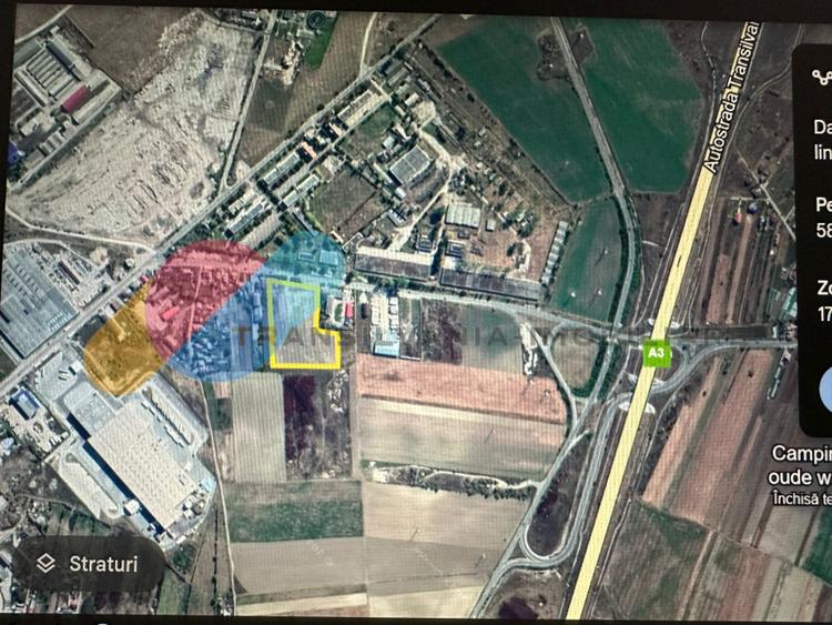Teren intravilan 17.051 mp, Turda cu acces facil la autostrada
