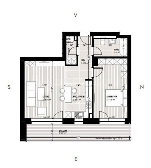 Apartament 2 camere finisaje premium, bloc nou 2026 - Kasper Coresi